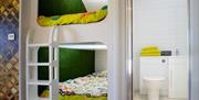 Lets Glamp Retro Luxury Glamping in West Wales Queen bunk beds