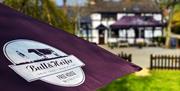 View of pub from the garden