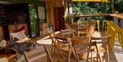 patio seating area