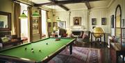 Llangoed Hall Snooker Room