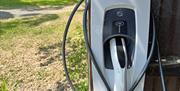 Electric Vehicle (EV) charger, abvailable to Drovers Retreat guests. 7kW - type 2 connector. Guests charged for electricity used.