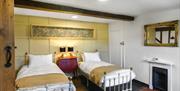 Upper Dolarddyn twin bedroom