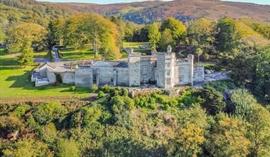 Glandyfi Castle - front of the castle