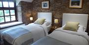 The Farmhouse at Hilltops Brecon Holiday Cottages has a King en-suite together with a Twin bedroom and separate shower room