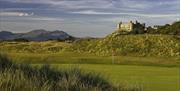 Royal St. David's | 14th green with Harlech Castle
