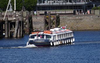 Approaching the Pierhead in Cardiff Bay