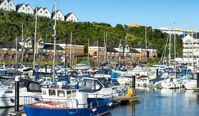 Penarth Marina is situated within the sheltered waters of Cardiff Bay and built around the basins of the historic Penarth Docks.