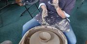 Enjoy a wonderful day out at our beautiful pottery school come on your own to enjoy the wellbeing or a family, friends and or inspiring holiday sessio