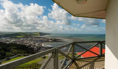 Constitution Hill | View overlooking Aberystwyth
