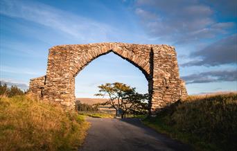 The Arch, Hafod on the Devil's Bridge to Rhayader Mountain Road
